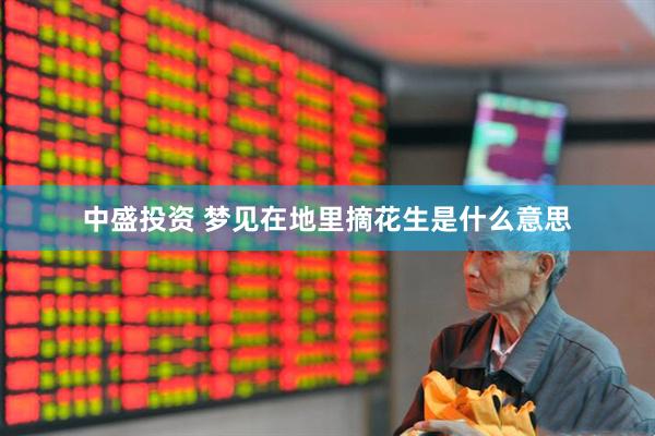 中盛投资 梦见在地里摘花生是什么意思